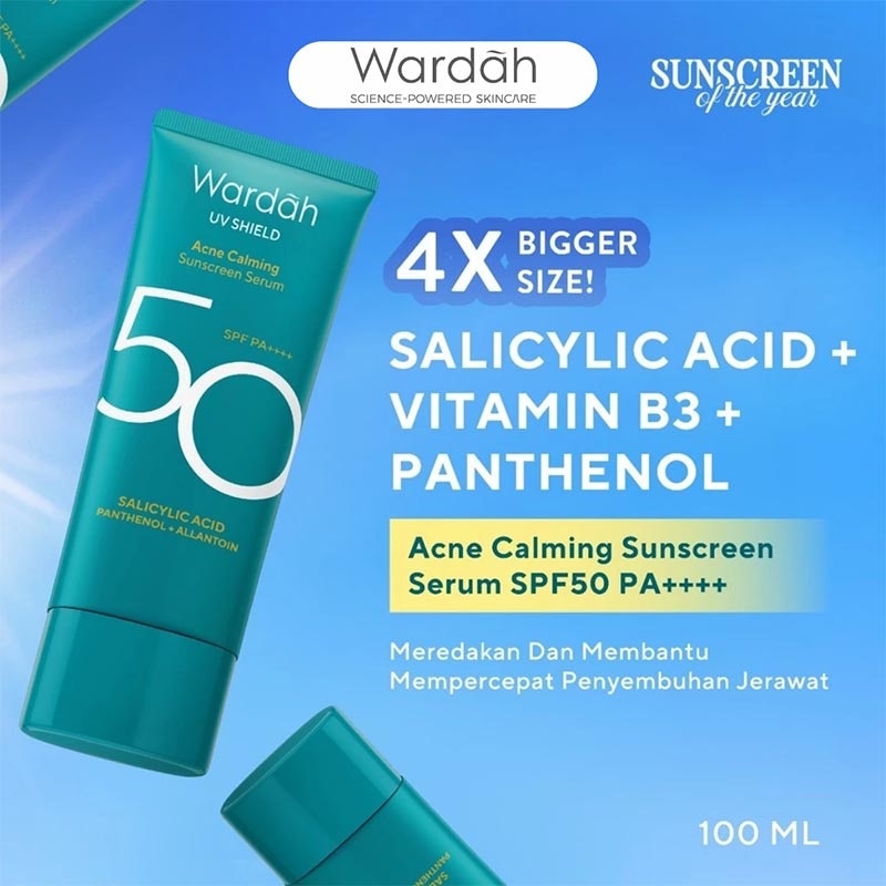 UV Shield Acne Calming Sunscreen Serum SPF 50 PA++++ 100ml