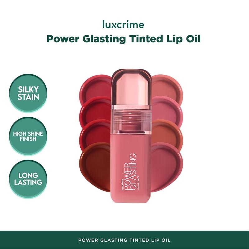 Luxcrime Power Glasting Tinted Lip Oil - Mulberry 3g