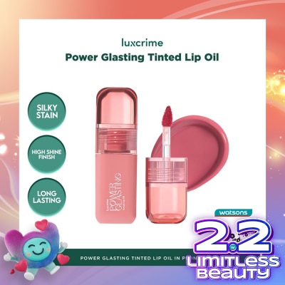 LUXCRIME Luxcrime Power Glasting Tinted Lip Oil - Peony 3g