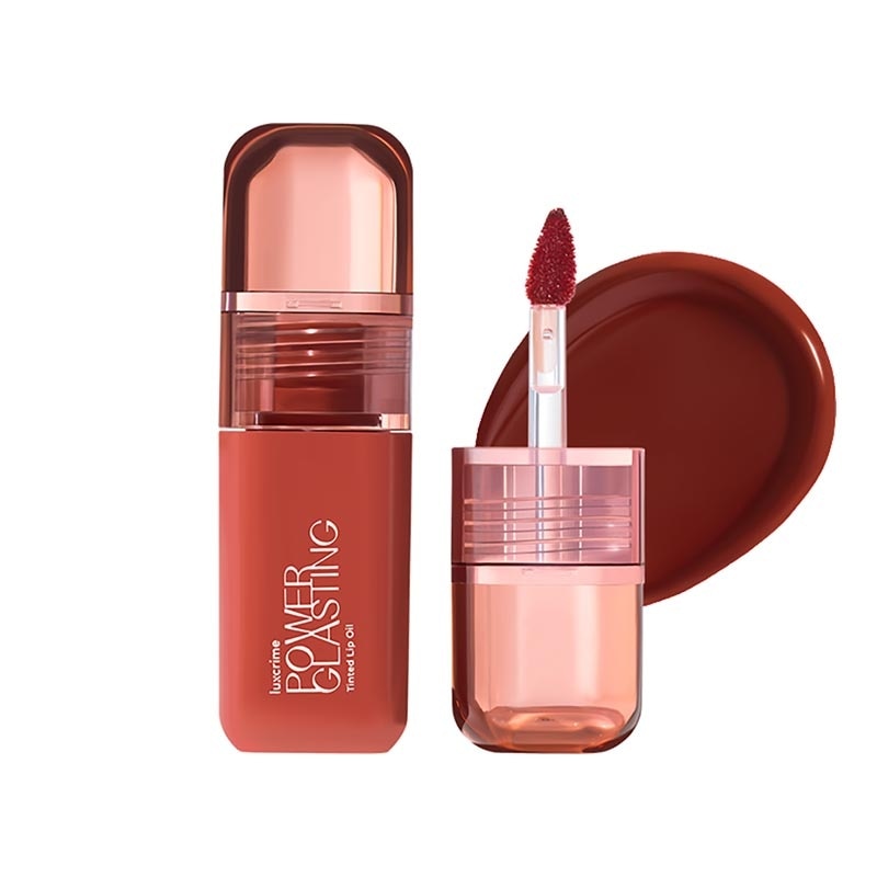 Luxcrime Power Glasting Tinted Lip Oil - Burnt Maple 3g