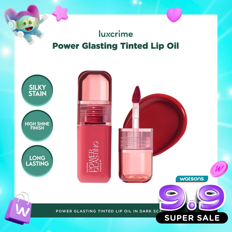 Luxcrime Power Glasting Tinted Lip Oil - Dark Scarlet 3g image