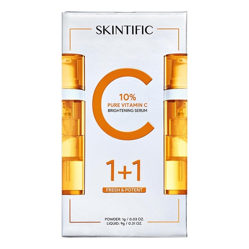 Skintific 10% Pure Vitamin C Brightening Serum 9g + 1g