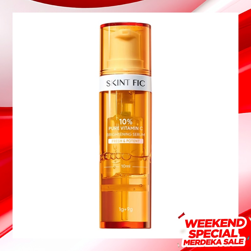 Skintific 10% Pure Vitamin C Brightening Serum 9g + 1g