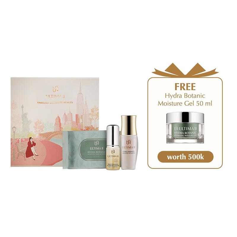 Ultima II Timeless Ultimate Beauty Kit free Hydra Botanic Moisture Gel 50 ml