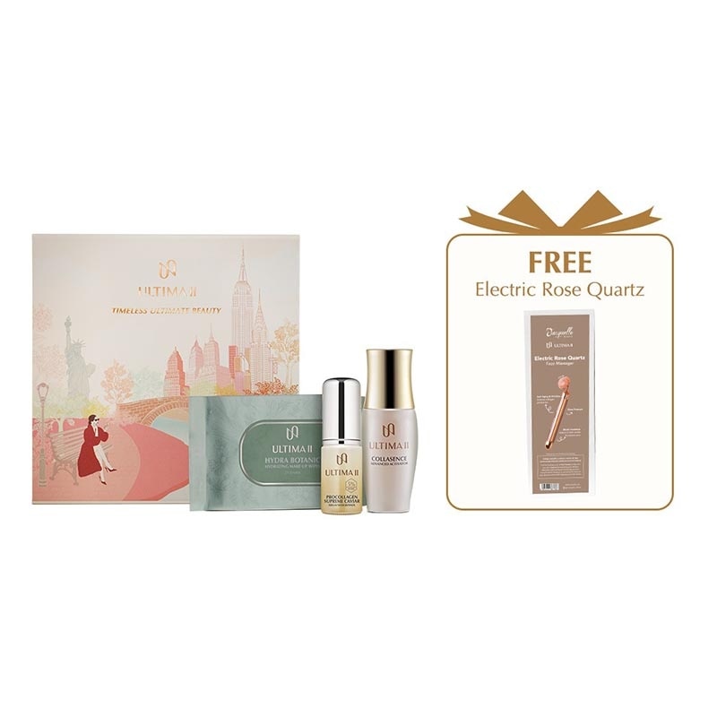 Ultima II Timeless Ultimate Beauty Kit free Rose Electric Quartz