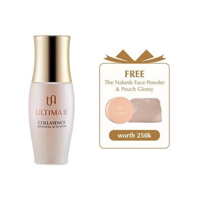 ULTIMA II Ultima II CollaSence Advance Activator 50ml free The Nakeds Face&nbsp;Powder 3L&nbsp;+&nbsp;Pouch