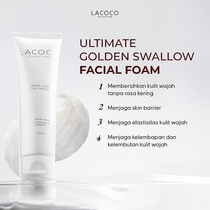 Lacoco Ultimate Golden Swallow Facial Foam 100ml