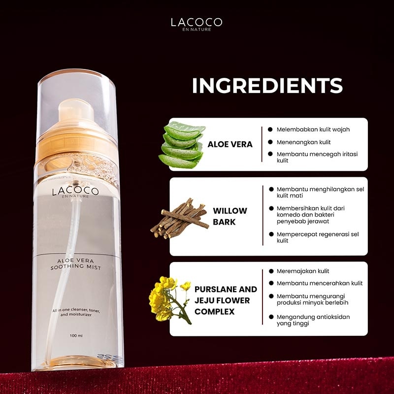 Lacoco Aloe Vera Soothing Mist 100ml
