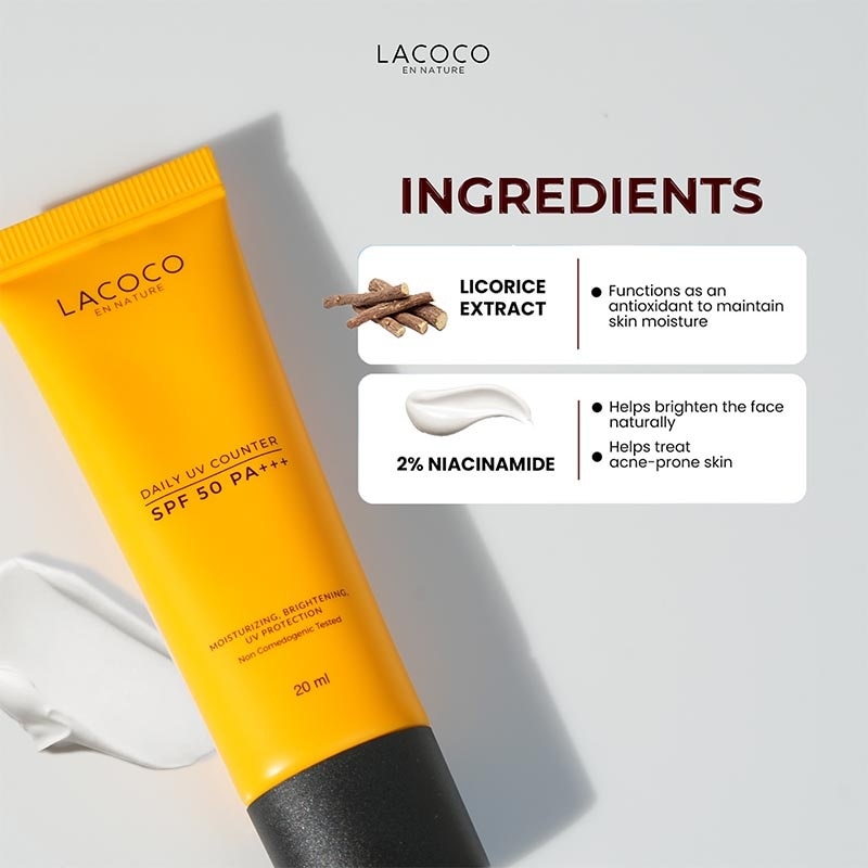 Lacoco Daily UV Counter SPF 50 PA+++ 20ml