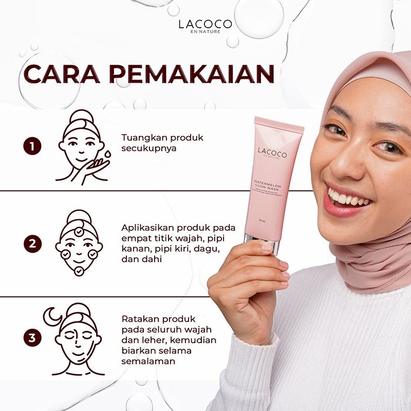 Lacoco 2% Watermelon Glow Mask 75ml