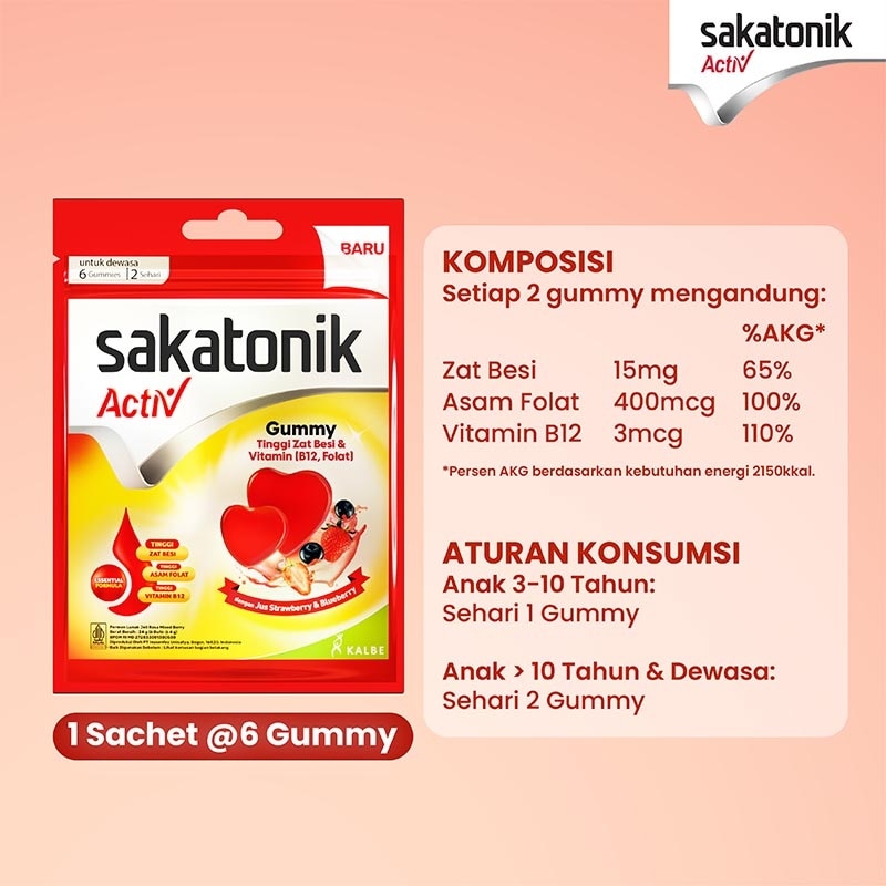 Sakatonik Activ Gummy 6'S