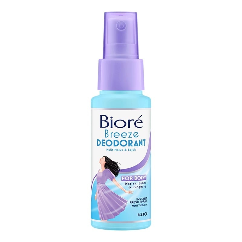 Breeze Deodorant Lasting Fresh Spray Minty Fruity 50ml