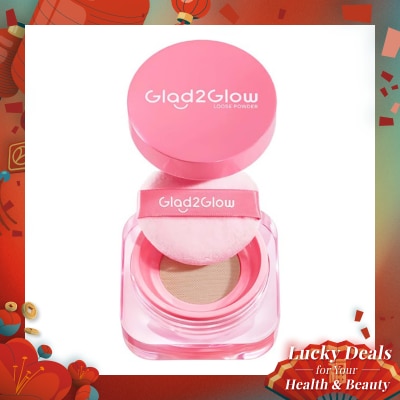 GLAD2GLOW Glad2Glow Perfect Blur & Cover Loose Powder 03 Honey