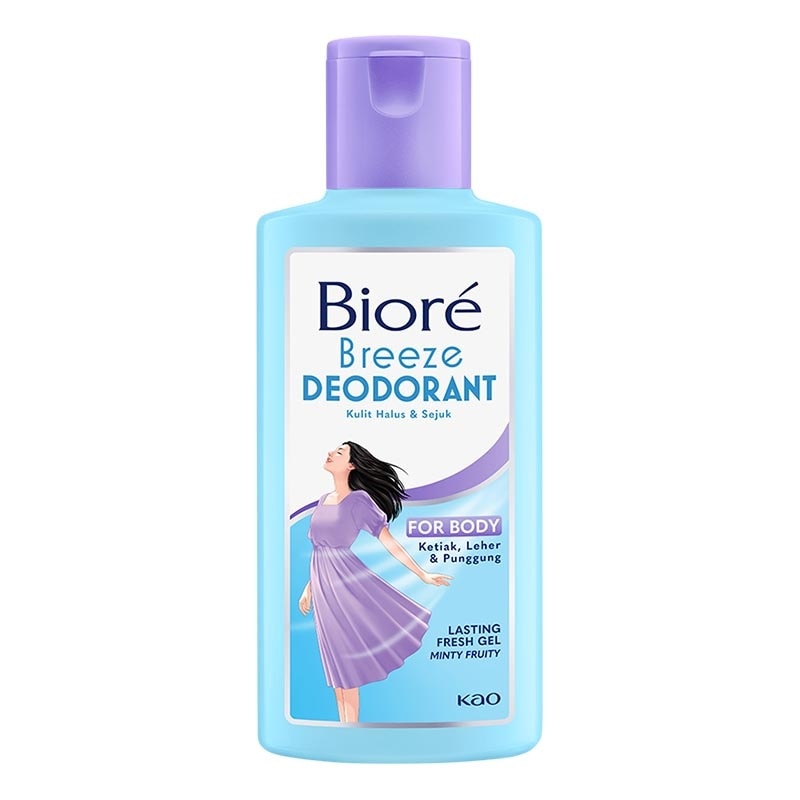 Breeze Deodorant Lasting Fresh Gel Minty Fruity 100ml