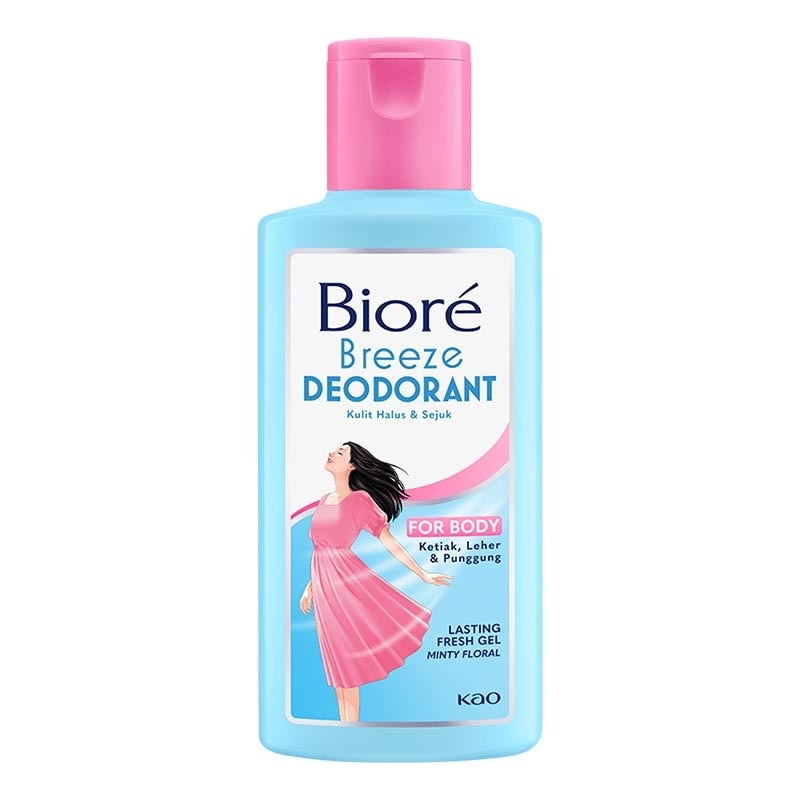 Breeze Deodorant Lasting Fresh Gel Minty Floral 100ml