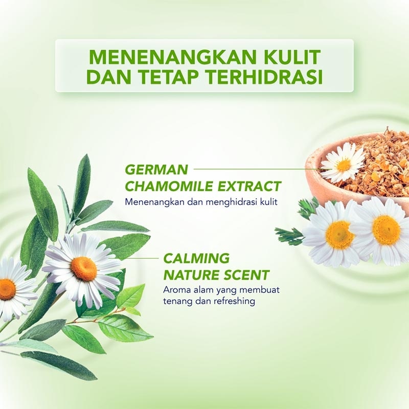 Body Foam Sabun Mandi Cair Calming Nature Pouch 800ml