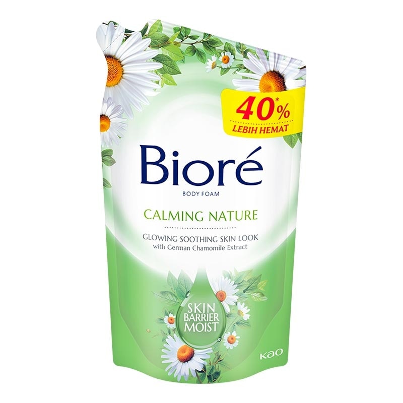 Body Foam Sabun Mandi Cair Calming Nature Pouch 800ml