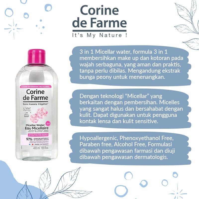 Purity Micellar Water 3in1 400ml