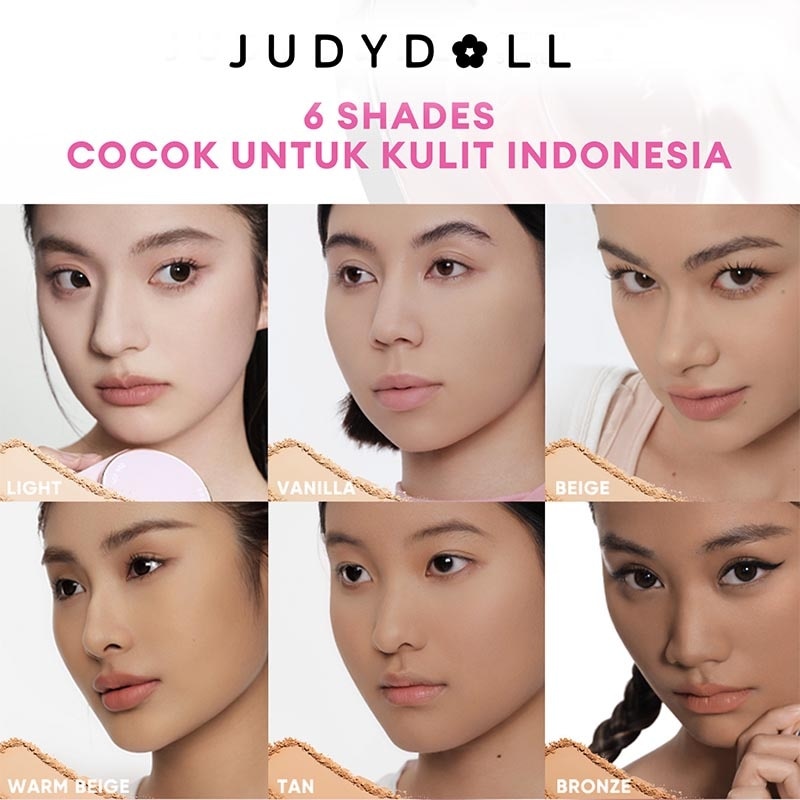 Judydoll Peach Skin Matte 2-Way Cake - Beige 14g
