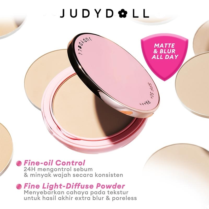 Judydoll Peach Skin Matte 2-Way Cake - Beige 14g