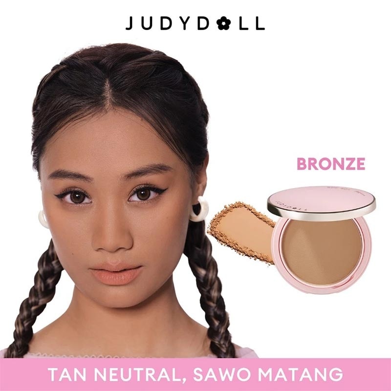 Judydoll Peach Skin Matte 2-Way Cake - Bronze 14g