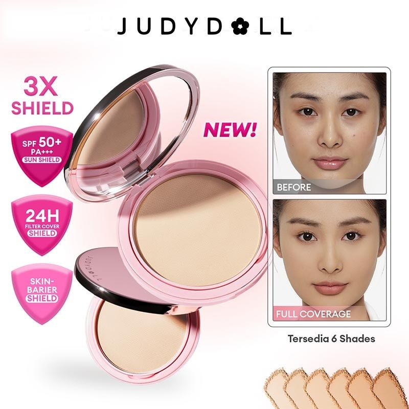 Judydoll Peach Skin Matte 2-Way Cake - Light 14g