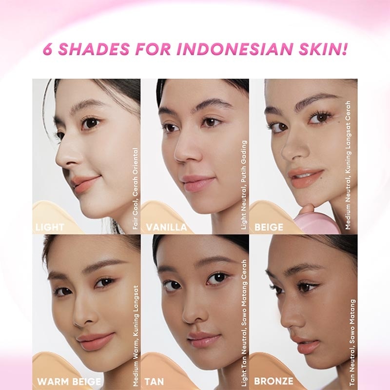 Judydoll Peach Skin Matte 2-Way Cake - Warm Beige 14g