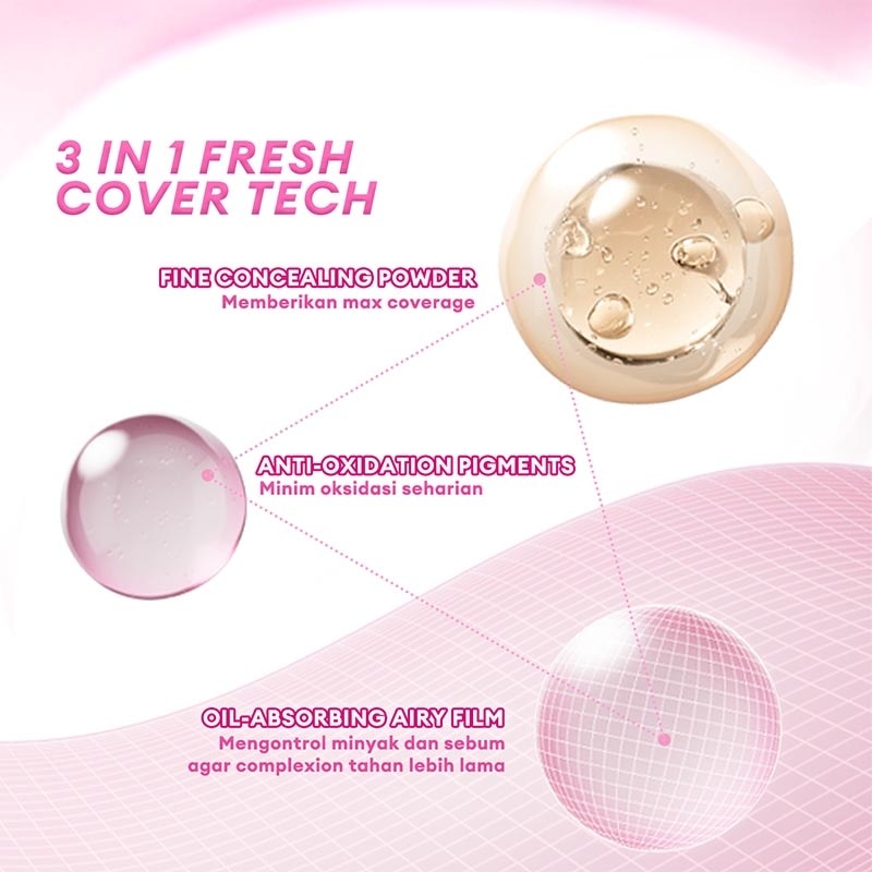 Judydoll Peach Skin Matte 2-Way Cake - Warm Beige 14g