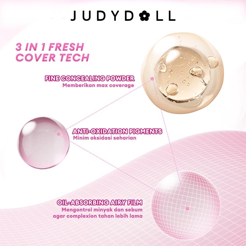 Judydoll Fresh Matte Cushion - Light 12.5g