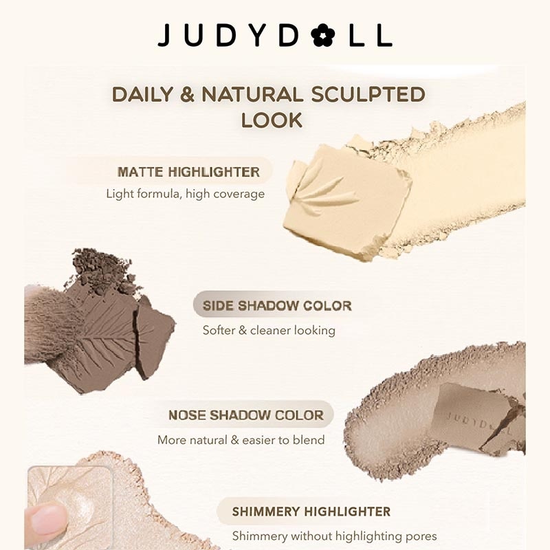 Judydoll Highlight & Contour #02 - Warm 9g