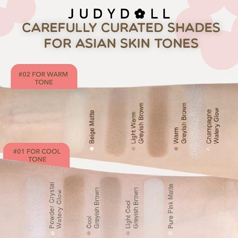 Judydoll Highlight & Contour #02 - Warm 9g