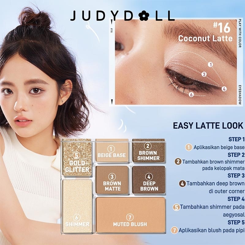 Judydoll All-In-One Palette For Your Full Face [17] 8.5g