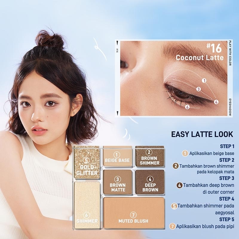 Judydoll All-In-One Palette For Your Full Face [17] 8.5g