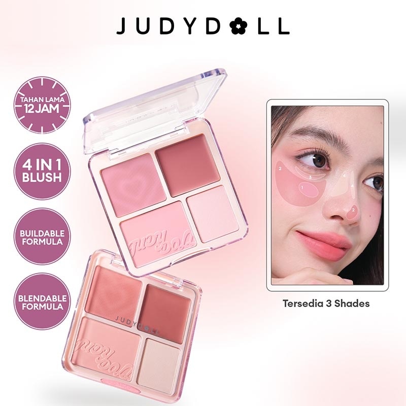 Judydoll Blush & Highlighter Palette 02 9g