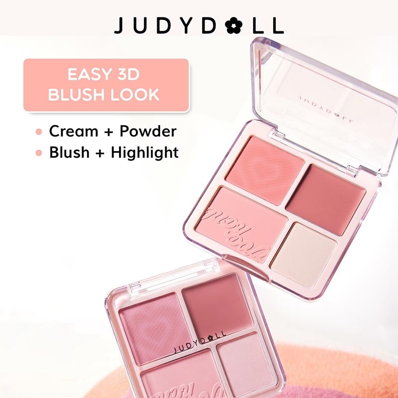 Judydoll Blush & Highlighter Palette 02 9g
