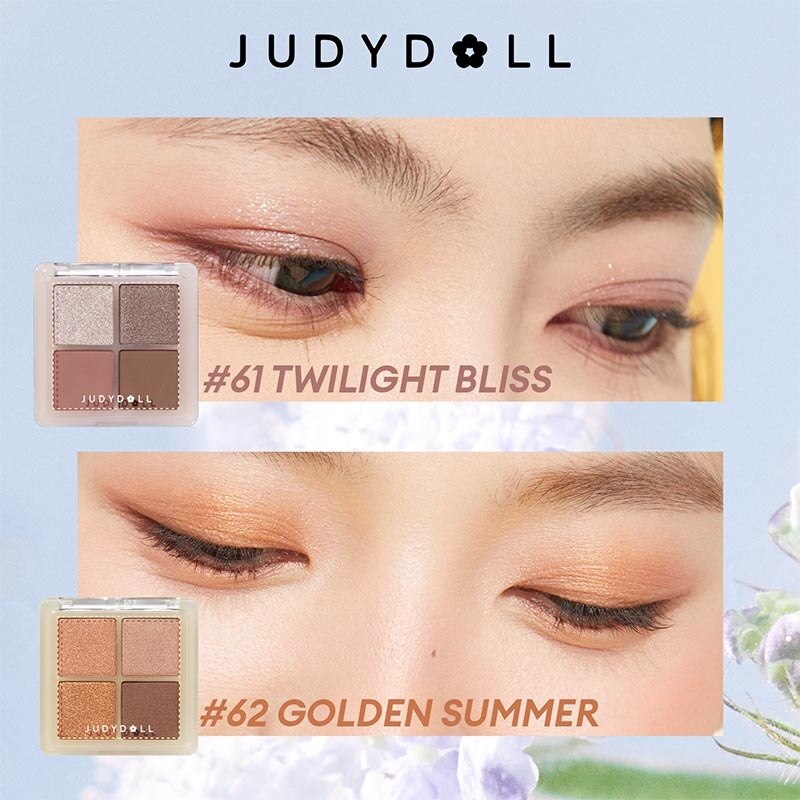 Judydoll 4 Colors Eyeshadow #62 4.8g