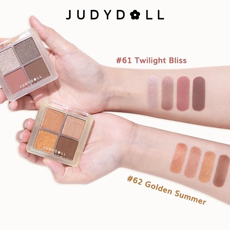 Judydoll 4 Colors Eyeshadow #62 4.8g