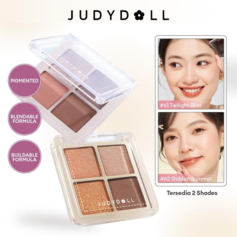 Judydoll 4 Colors Eyeshadow #62 4.8g