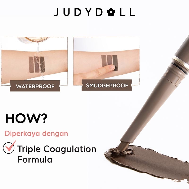 Judydoll Long-Lasting Eyebrow Gel Pencil #01 Light Brown 0.15g