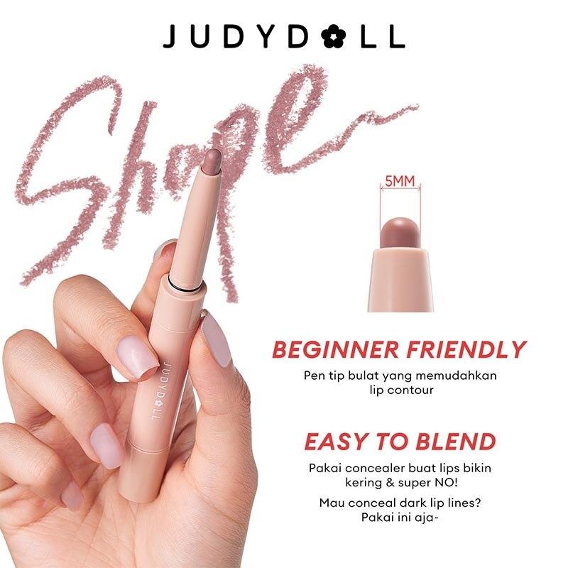 Judydoll Lip Liner And Gloss Duo C02 10g