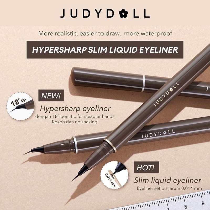 Judydoll Hyper Sharp Eyeliner #02 Deep Brown 0.4g