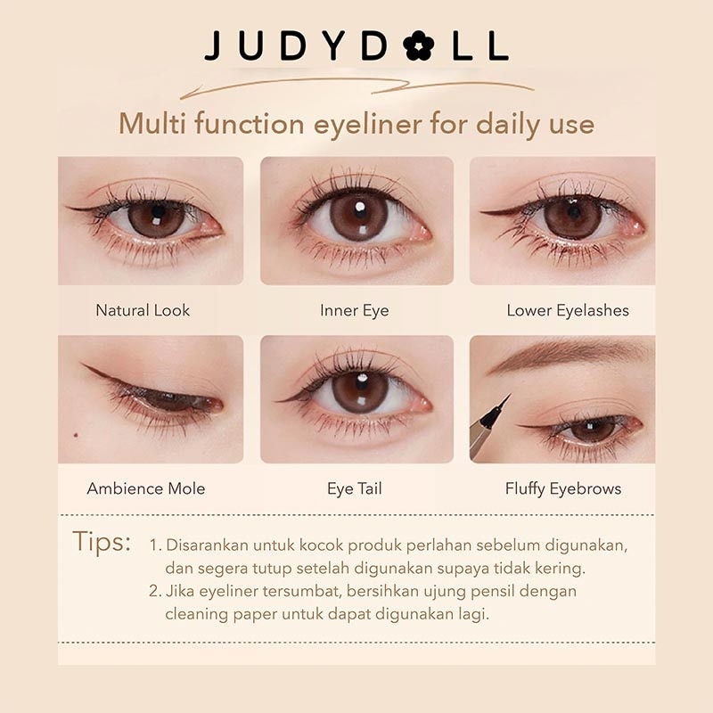 Judydoll Hyper Sharp Eyeliner #02 Deep Brown 0.4g