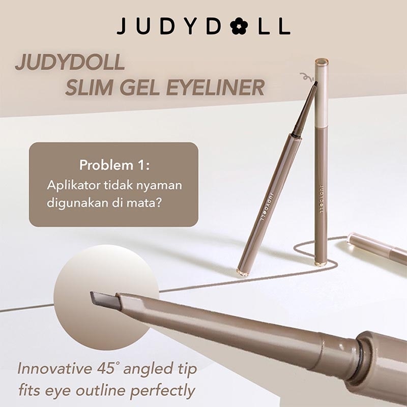 Judydoll Slim Gel Eyeliner #01 Black Brown 0.06g