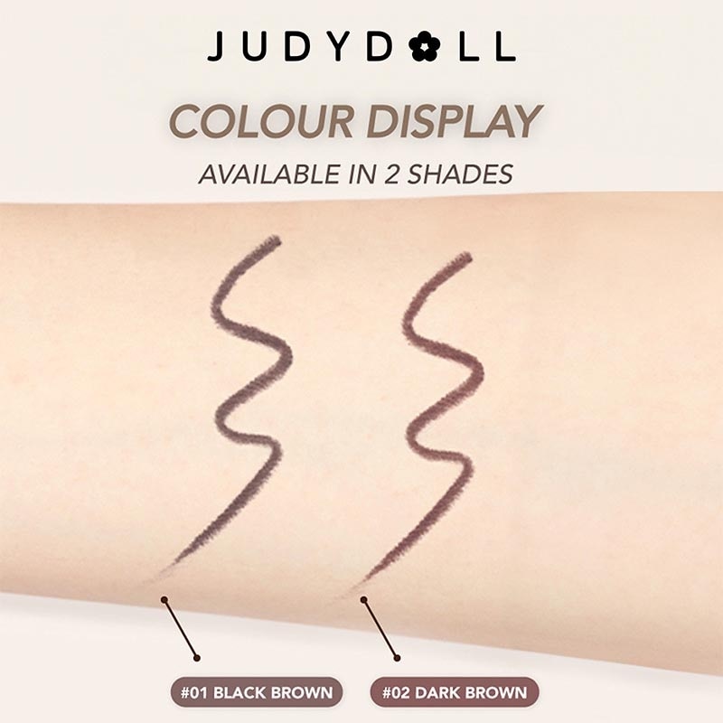 Judydoll Slim Gel Eyeliner #01 Black Brown 0.06g