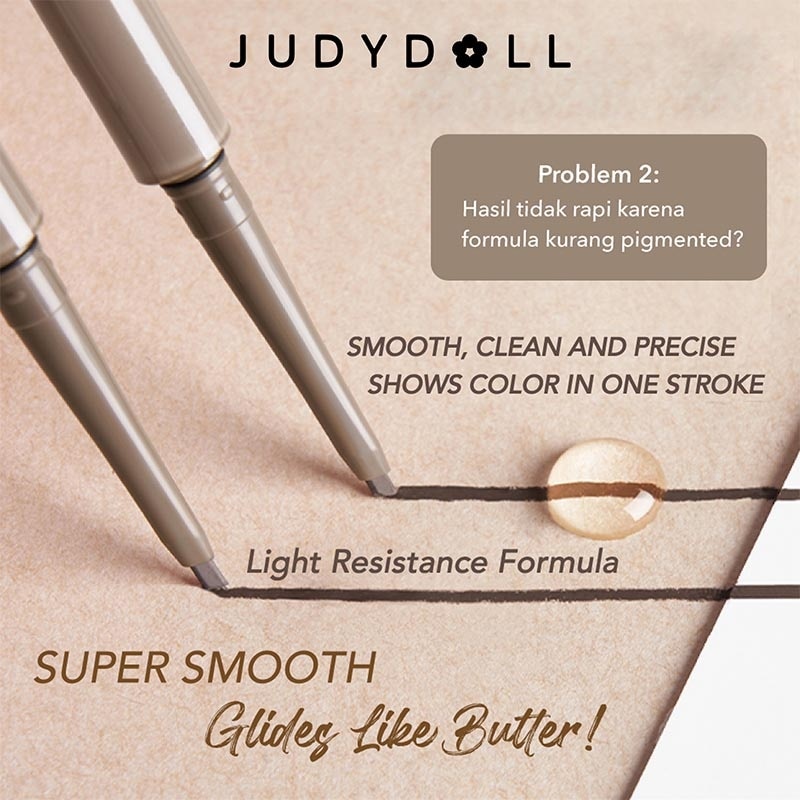 Judydoll Slim Gel Eyeliner #01 Black Brown 0.06g