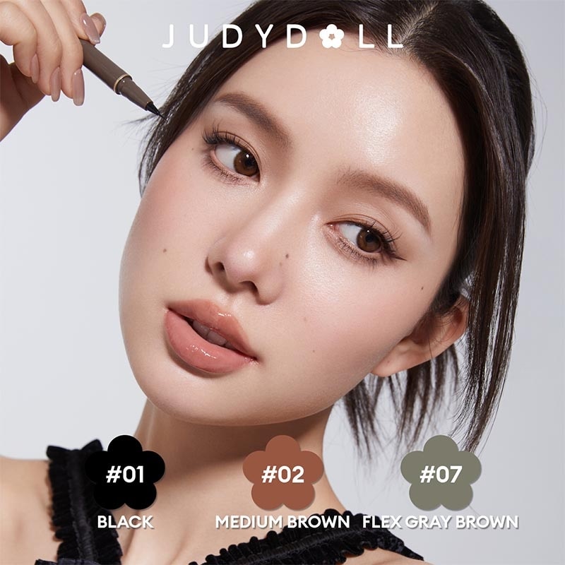 Judydoll Slim Liquid Eyeliner #02 Brown 0.4g