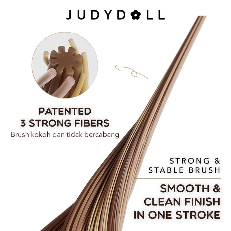 Judydoll Slim Liquid Eyeliner #02 Brown 0.4g