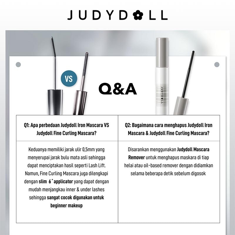 Judydoll Fine Curling Mascara #01 Black 3g