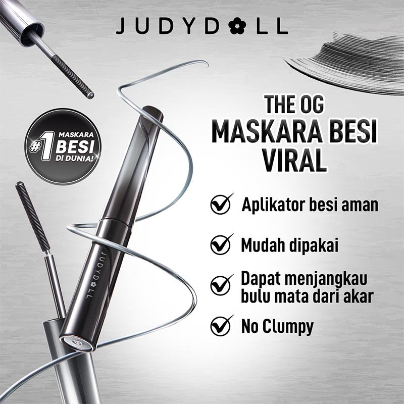 Judydoll Iron Mascara #02 Brown 2g