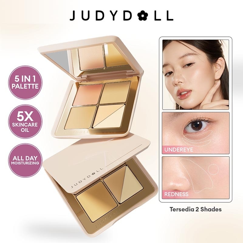 Judydoll Traceless Cloud-Touch Concealer Palette #02 Fair 6g